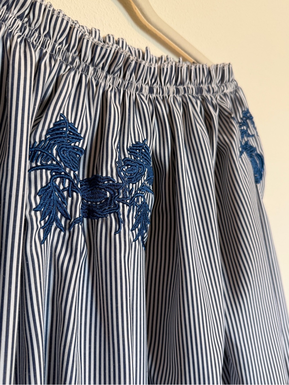 Miss Coco Off-the-Shoulder Embroidered Top - Picture 2 of 3